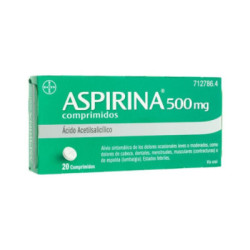 Aspirina 500 mg comprimidos